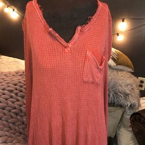 B. Original by Shoe Fly Long Sleeve Waffle Thermal